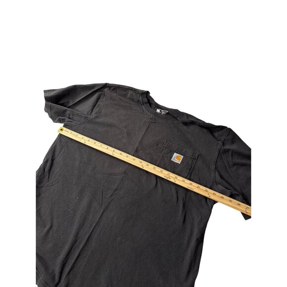 Carhartt Mens Loose Fit Pocket T-Shirt Black 100% Cotton Durable Workwear Size L - Picture 6 of 9